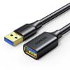 Ugreen USB 3 Cable USB-A male - USB-A female Black 0.5m (30125)