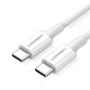 Ugreen USB 2 Cable USB-C male - USB-C male Λευκό 1m (60518)