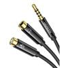 Ugreen Καλώδιο TRRS 3.5mm male - 3.5mm female Μαύρο 0.2m (30620) Ugreen Καλώδιο TRRS 3.5mm male - 3.5mm female Μαύρο 0.2m (30620)