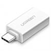 Ugreen Μετατροπέας USB-C male σε USB-A female Λευκό (30155) Ugreen Μετατροπέας USB-C male σε USB-A female Λευκό (30155)