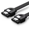 Ugreen Flat 7-Pin SATA III male - 7-Pin SATA III male Cable 0.5m Μαύρο (30796)