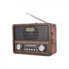 Portable Speaker VX-330 with FM Radio and Mp3 Player with Torch - Brown  (OEM)