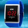 SKMEI 0983 Zinc Alloy Rectangle Touch Screen LED Digital Wrist Watch - Blue