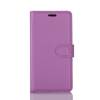 Leather Wallet Flip Stand Case Cover For Lenovo Phab 2 Plus Purple (BULK) (OEM)