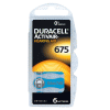 Μπαταρίες Ακουστικών Βαρηκοΐας Duracell 675 Activair 1,45V Τεμ. 6