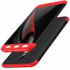 Bakeey™ Full Body Hard PC Case 360° Bakeey™ 3 in 1 Double Dip 360° Full Protection Hard PC Cover Case ForXiaomi Redmi 4X/Redmi 4X Global Edition Red/Black