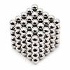 Μαγνήτες 5mm 125PCS Magnetic Balls DIY Puzzle Toy - Ασημί (OEM)