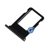 Sim Holder for Iphone 8 Black (OEM)