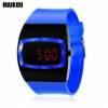 MAIKOU MK006 LED Digital Watch w/ Date Display - Light Blue