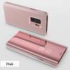 Mirror Clear View Cover Flip for Samsung Galaxy S6 Edge Plus G928F Pink (OEM)