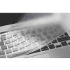 e7enline Clear Macbook Keyboard Cover Silicone Skin Protector (EU/UK Layout) for MacBook Air 13