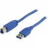 USB 3 A male - USB B male cable 1m.