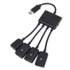 1-to-4 Micro USB to USB Type C Hub Splitter OTG (OEM)