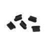 Προστασία από Σκόνες Σιλικόνη Type C USB C 3.1 Μαύρο (OEM)