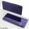 Mirror Clear View Cover Flip for Huawei P20 color Mauve (OEM)