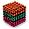 Χρωματιστοί Μαγνήτες 5MM 216PCS Ροζ, Πορτοκαλί, Πράσινο (OEM)