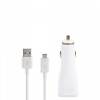 Original Car Charger Samsung EP-LN915U + ECB-DU4EW Micro USB Cable 2000mAh White