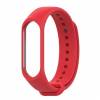 Replacement Wrist Strap Wearable Wrist Band for Xiaomi Mi Band 3 Red