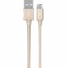 TΤec AlumiCable Mini 30cm MFi Φορτιστής iPhone, IPAD, IPOD 2DKM27UG Χρυσό