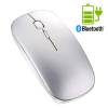 Tsmine Rechargeable Wireless Bluetooth Mouse Silver