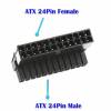 ATX 24Pin Female to 24pin Male 90 Degree (OEM)