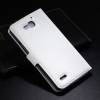 Huawei Honor 3X G750 - Leather Wallet Stand Case White (OEM) Huawei Honor 3X G750 - Leather Wallet Stand Case White (OEM)