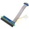 PCI-Express PCI-E Extension Cable 1x To 16x Riser Card Adapter Plug And Play with Molex