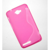 Alcatel OneTouch Scribe Easy 8000 (OEM) TPU Gel S-Line Case - Pink