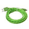 Καλώδιο Braided Φόρτισης και Μεταφοράς Δεδομένων USB σε Micro USB - 1.2m Πράσινο Καλώδιο Braided Φόρτισης και Μεταφοράς Δεδομένων USB σε Micro USB - 1.2m Πράσινο