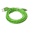 Cord USB Charging & Transfer Cable to Micro USB - 1.2m Green