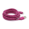 USB Charging and Data Transfer Cable in Lightning - 1.2m Purple