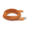 Καλώδιο Braided Φόρτισης και Μεταφοράς Δεδομένων USB σε Lightning - 1.2m Πορτοκαλί Καλώδιο Braided Φόρτισης και Μεταφοράς Δεδομένων USB σε Lightning - 1.2m Πορτοκαλί