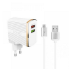 LDNIO A2502Q 30W Dual USB Charger & Micro USB Quick Charge 3.0 Cable