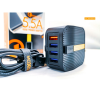 Φορτιστής Moxom MX-HC09 5.5A 4 USB θήρες Quick Charge 3 με καλώδιο Lightning Φορτιστής Moxom MX-HC09 5.5A 4 USB θήρες Quick Charge 3 με καλώδιο Lightning