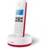 PHILIPS D161 CORDLESS HANDSFREE PHONE (D1611R/34) WHITE/RED