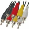 4xRCA male to 4xRCA male cable CABLE-454 (OEM)