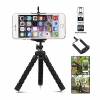 Mini   , , Actioncam     18 cm / Octopus Mini Universal Smartphone Tripod & Adjustable Stand Black (oem)