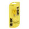 Music Lover 3.5mm Headphone Mic Audio Y Splitter  Yellow (QH-C1190)