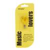 Music Lover 3.5mm Headphone Mic Audio Y Splitter Yellow (QH-C1190)