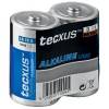 Battery alkaline mono bulk LR 20 D 1.5 VOLT (SET 2 TEM) tecxus 11012