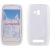 Nokia Lumia 610 white hybrid rubber skin back case (OEM) Nokia Lumia 610 white hybrid rubber skin back case (OEM)