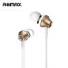 Remax 610D Ακουστικά Handsfree με Μικρόφωνο για Android & IOS Χρυσό (RM4-015-GLD)