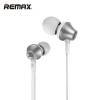 Remax 610D Ακουστικά Handsfree με Μικρόφωνο για Android & IOS Ασημί (RM4-015-SLV)