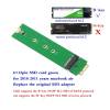 πρασινο 6+12 pin ssd macbook air 2010 2011 B-key M2 NGFF sata adapter