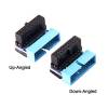 Male to Female Extension Adapter Angled 90 Degree for Motherboard Mainboard Up Αngled (OEM)