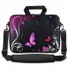 Notebook Bag Purple butterfly 16