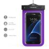 Αδιάβροχη θήκη για κινητά / mp3 έως 5.7 intses - Μώβ Transparent Waterproof Case for various mobile phones (OEM)