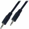 3.5 MM STEREO PLUG TO 3.5 MM STEREO PLUG 0.25m