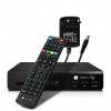 TECHLY IDATA TV-DT2MB DVB-T/T2 H.265 HEVC 10bit Metal Digital Terrestrial Receiver Decoder with 2 in 1 Remote Control and 12V Power Supply