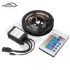   RGB LED           USB Powered +Remote control + L=105mm RGB Colour 5050 LED Strip Computer TV Car USB Backlight Light